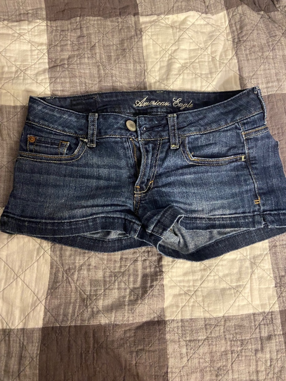 American Eagle Low-Rise Denim Shorts